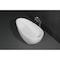 Aqua Eden 67.31 L, 32.31 W, Glossy White/Matte White, Solid Surface White Stone VRTOV683321 - alternate 2